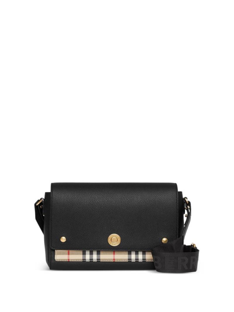 Burberry Vintage Check Note shoulder bag - Black von Burberry