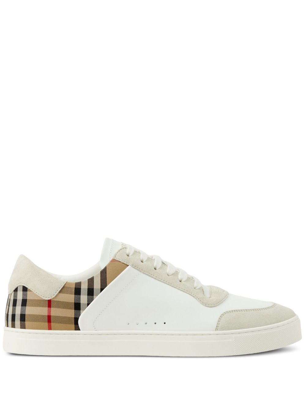 Burberry Vintage Check panelled sneakers - White von Burberry