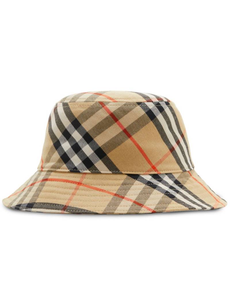 Burberry Vintage Check-pattern bucket hat - Neutrals von Burberry