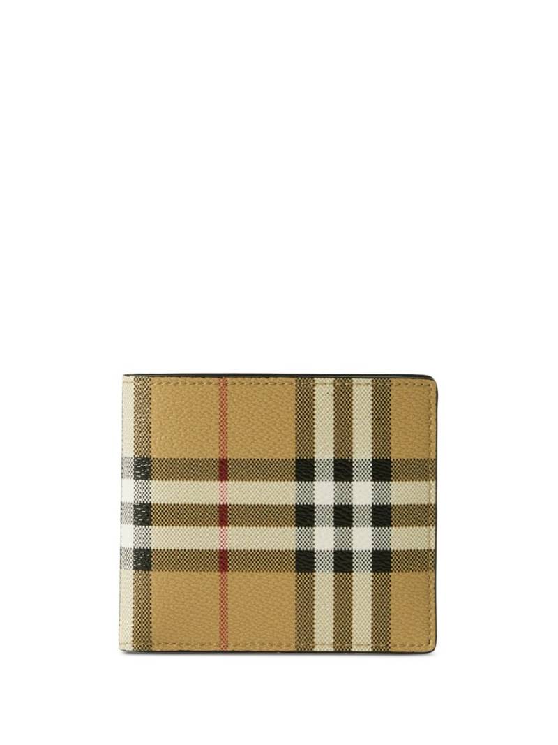 Burberry Vintage Check-print wallet - Neutrals von Burberry