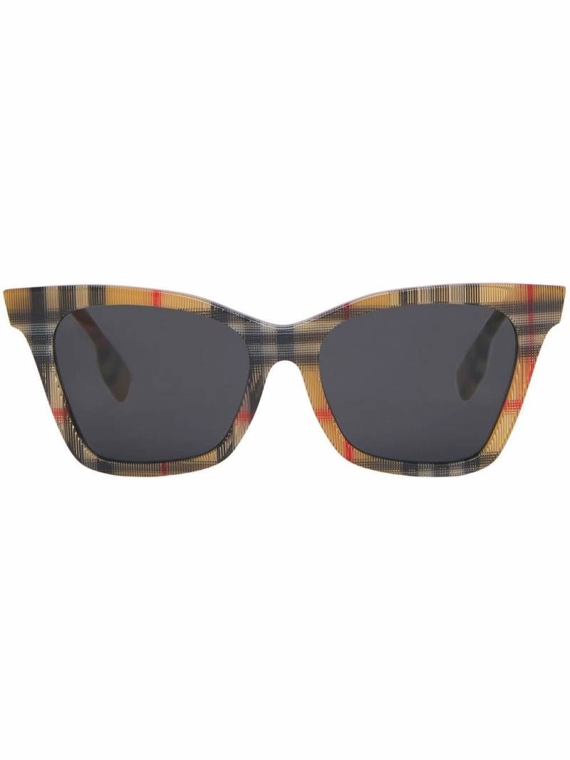 Burberry Vintage Check square-frame sunglasses - Grey von Burberry