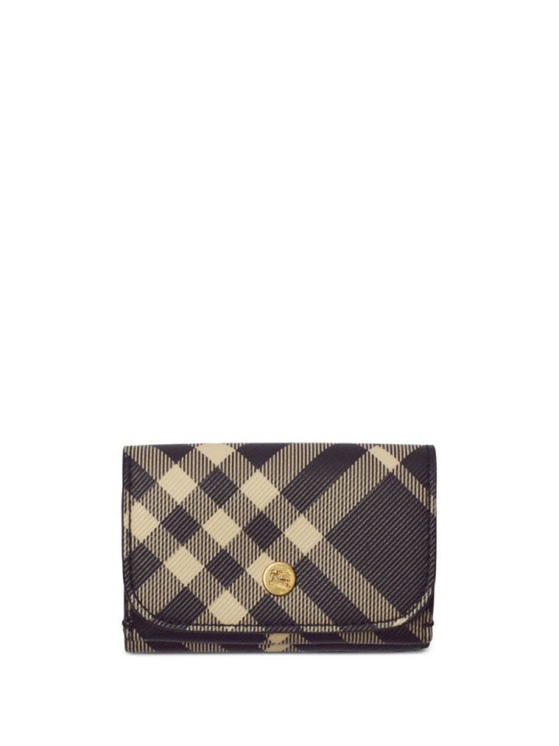 Burberry Vintage-Check wallet - Black von Burberry