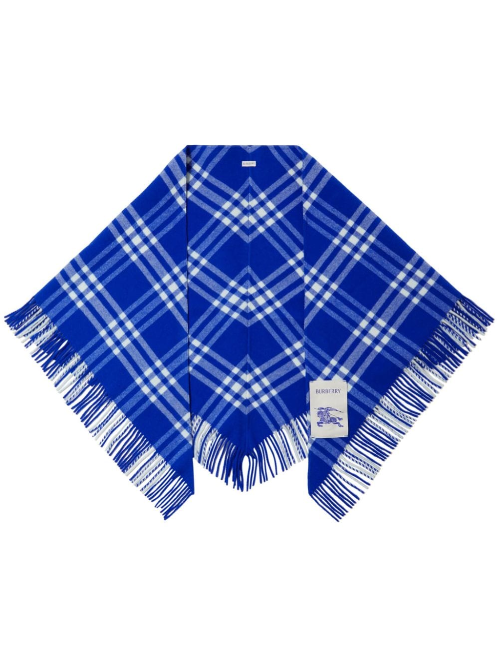 Burberry Vintage Check wool scarf - Blue von Burberry