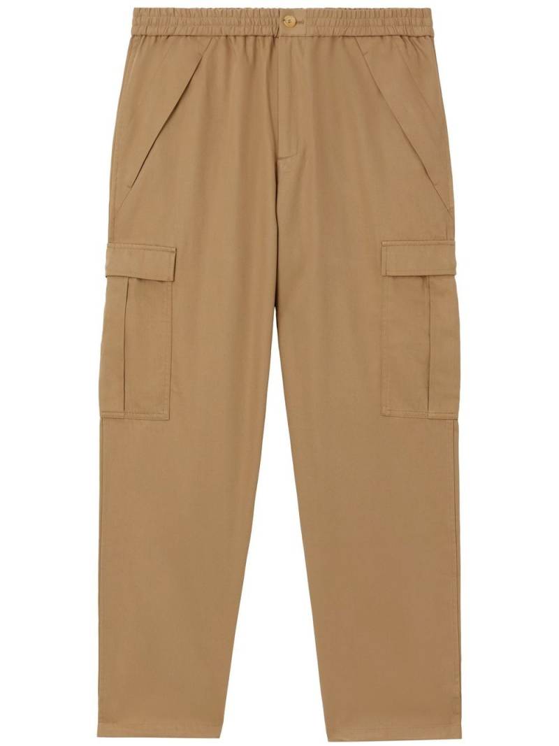 Burberry cargo cotton trousers - Neutrals von Burberry