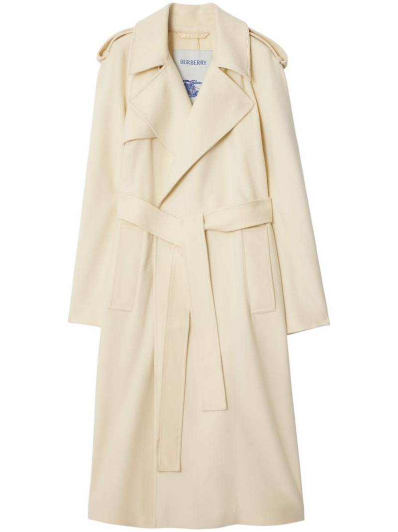 Burberry cashmere wrap coat - Neutrals von Burberry