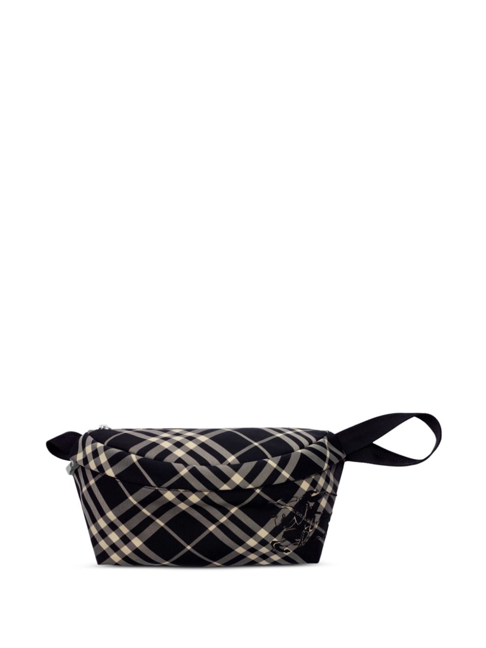 Burberry check belt bag - Black von Burberry