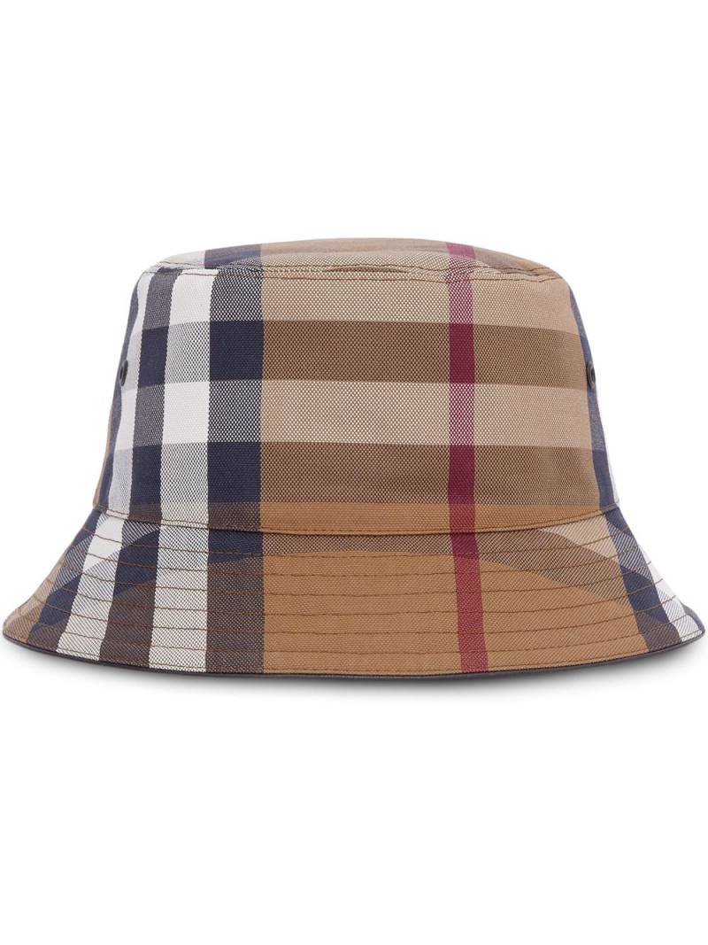 Burberry check cotton-canvas bucket hat - Brown von Burberry