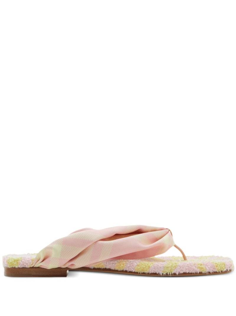 Burberry open-toe flat sandals - Pink von Burberry