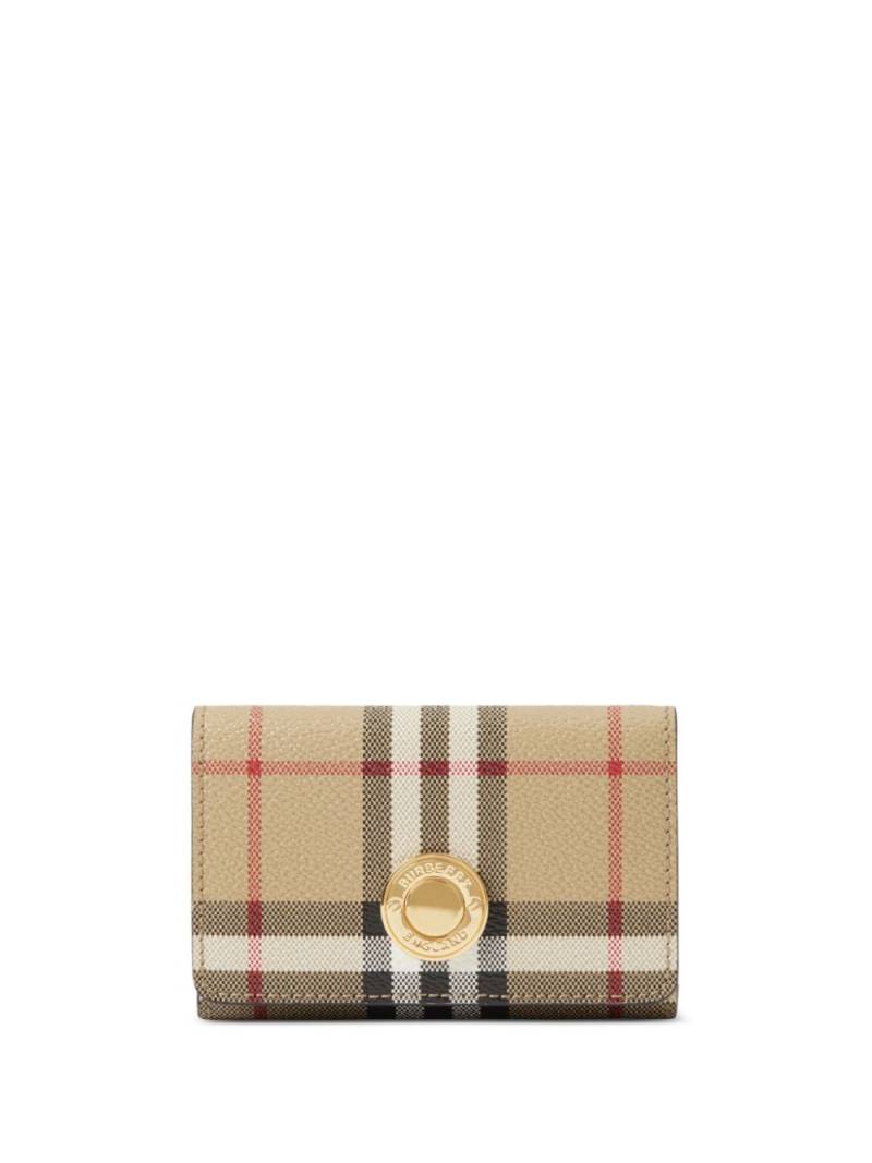 Burberry Vintage check-print folded wallet - Neutrals von Burberry