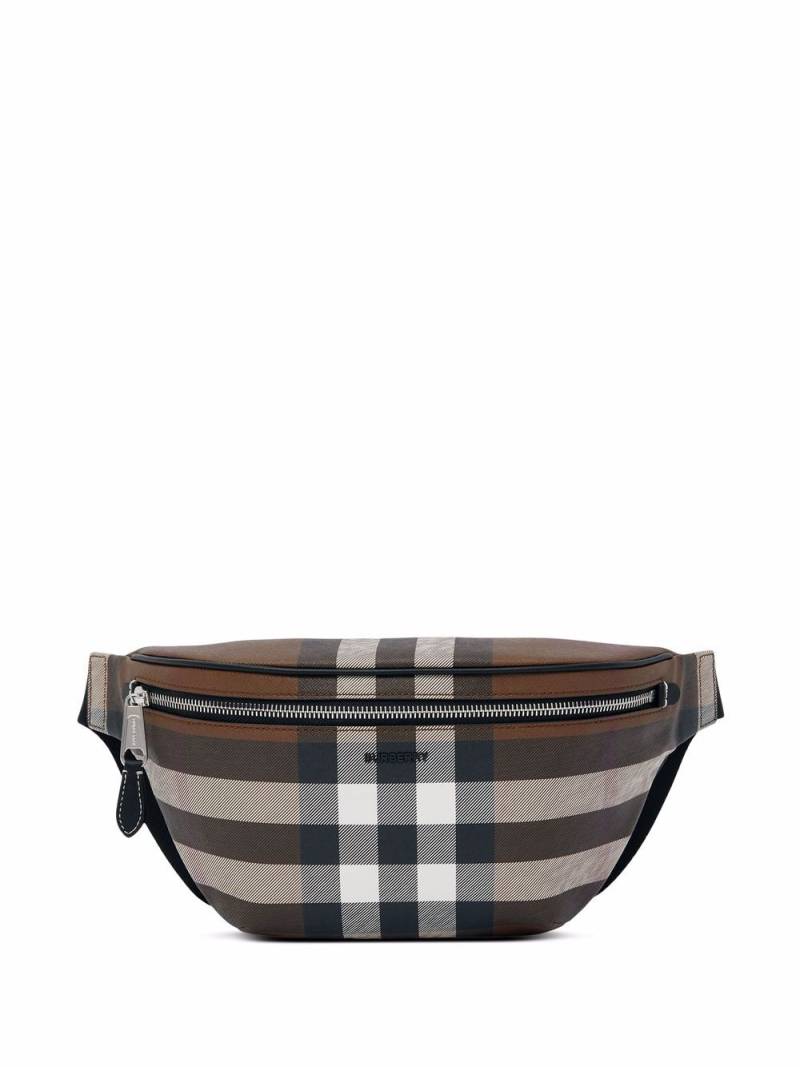 Burberry checked belt bag - Brown von Burberry