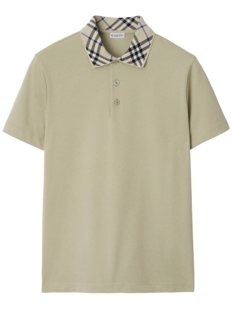 Burberry cotton polo shirt - Neutrals von Burberry