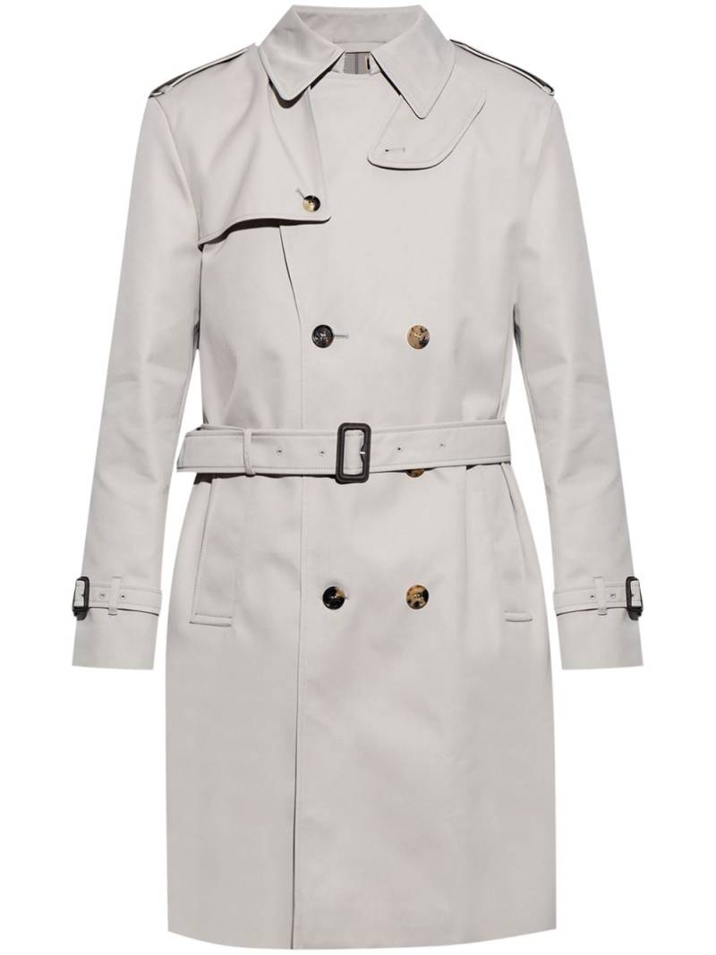 Burberry double-breasted belted trench coat - Grey von Burberry