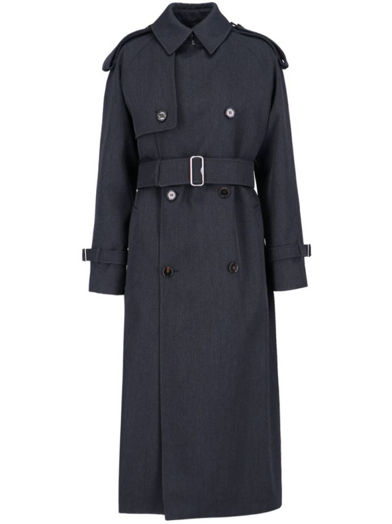 Burberry double-breasted coat - Grey von Burberry