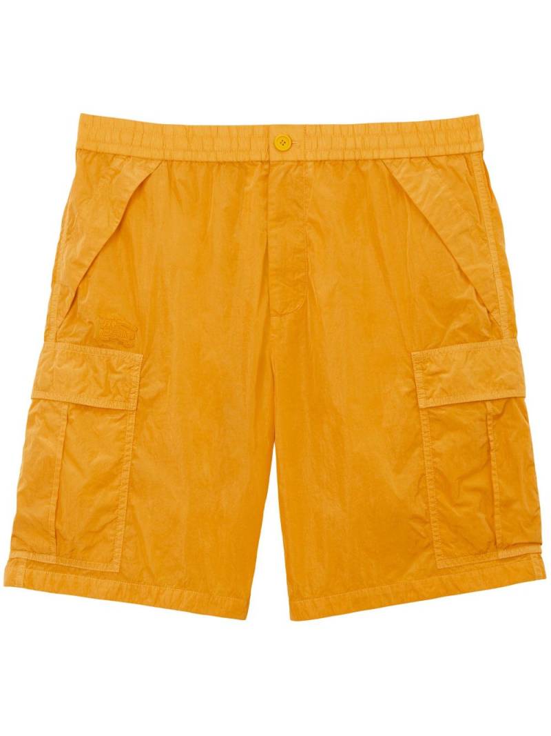 Burberry elasticated-waist cargo shorts - Yellow von Burberry