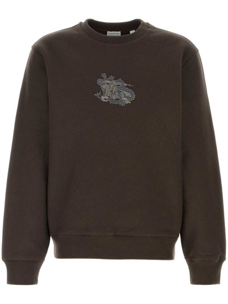 Burberry graphic-print sweatshirt - Brown von Burberry