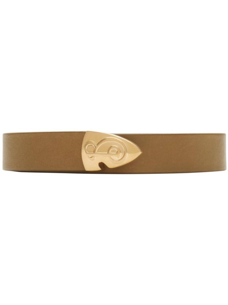 Burberry leather B-Shield belt - Brown von Burberry