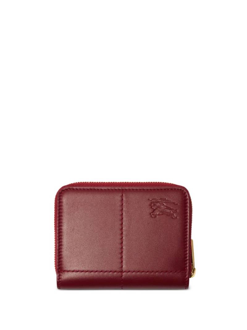 Burberry logo-embossed leather wallet - Red von Burberry