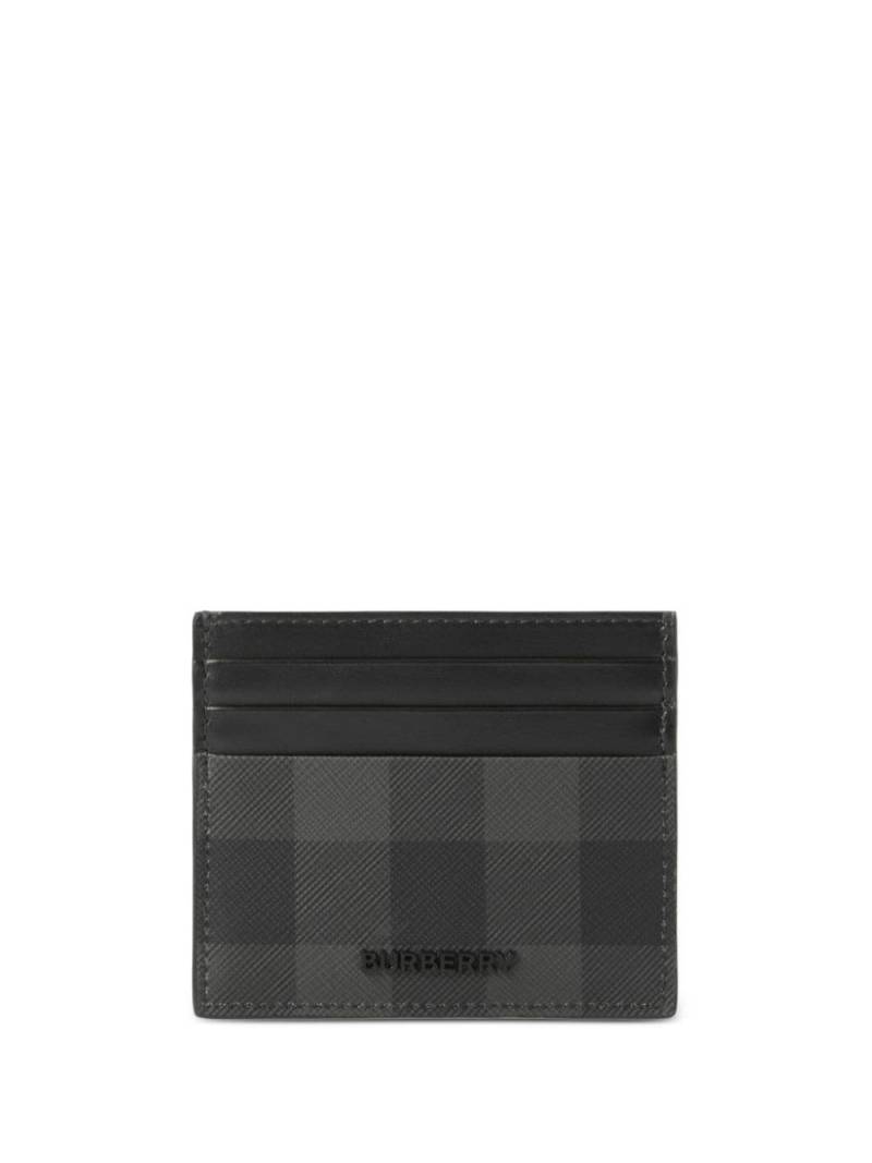 Burberry logo-plaque card holder - Black von Burberry