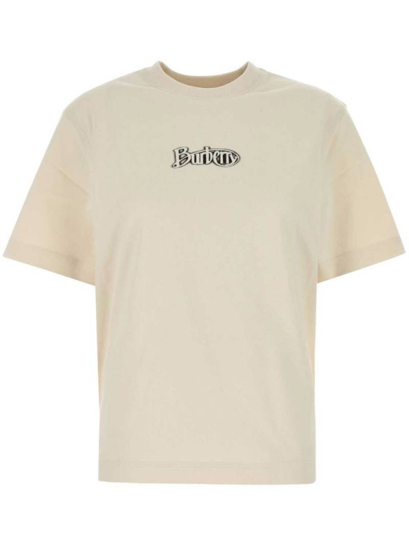 Burberry logo-print T-shirt - Neutrals von Burberry