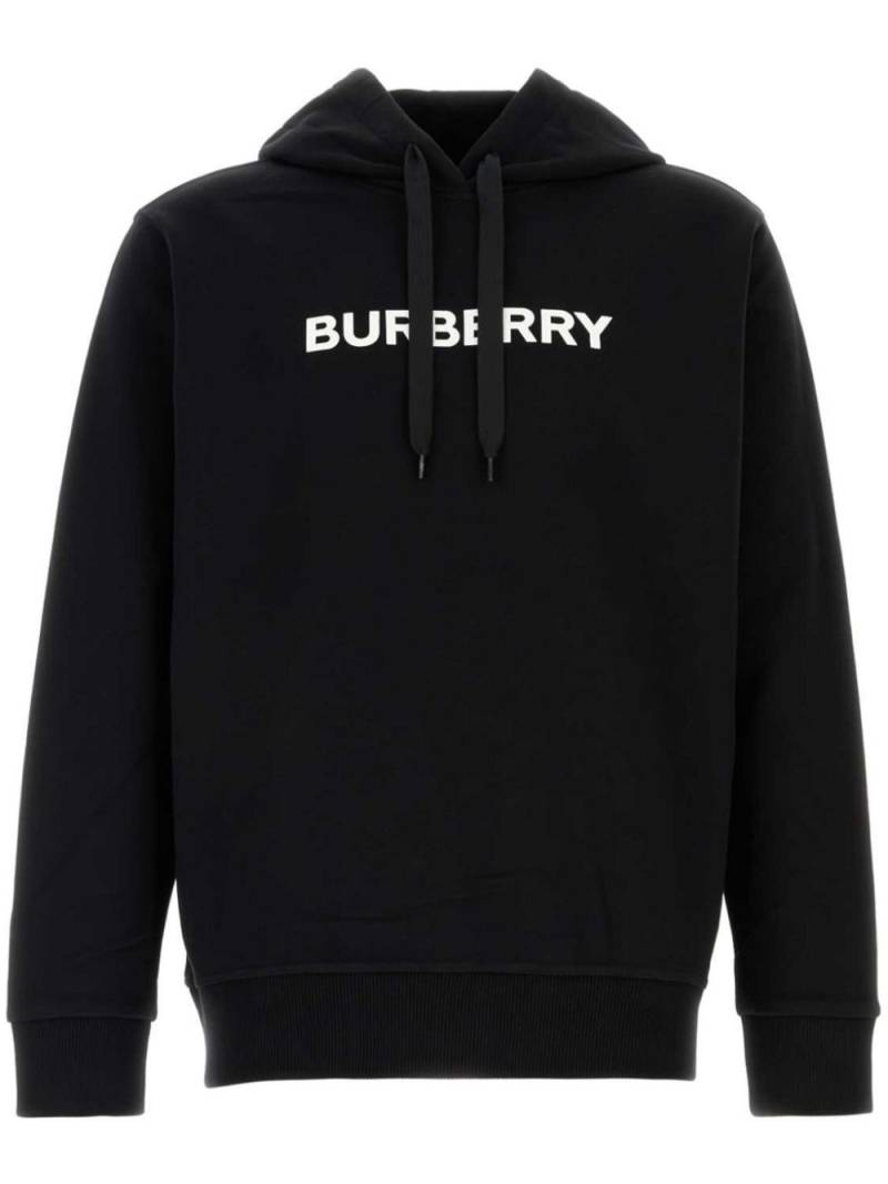 Burberry logo-print hoodie - Black von Burberry