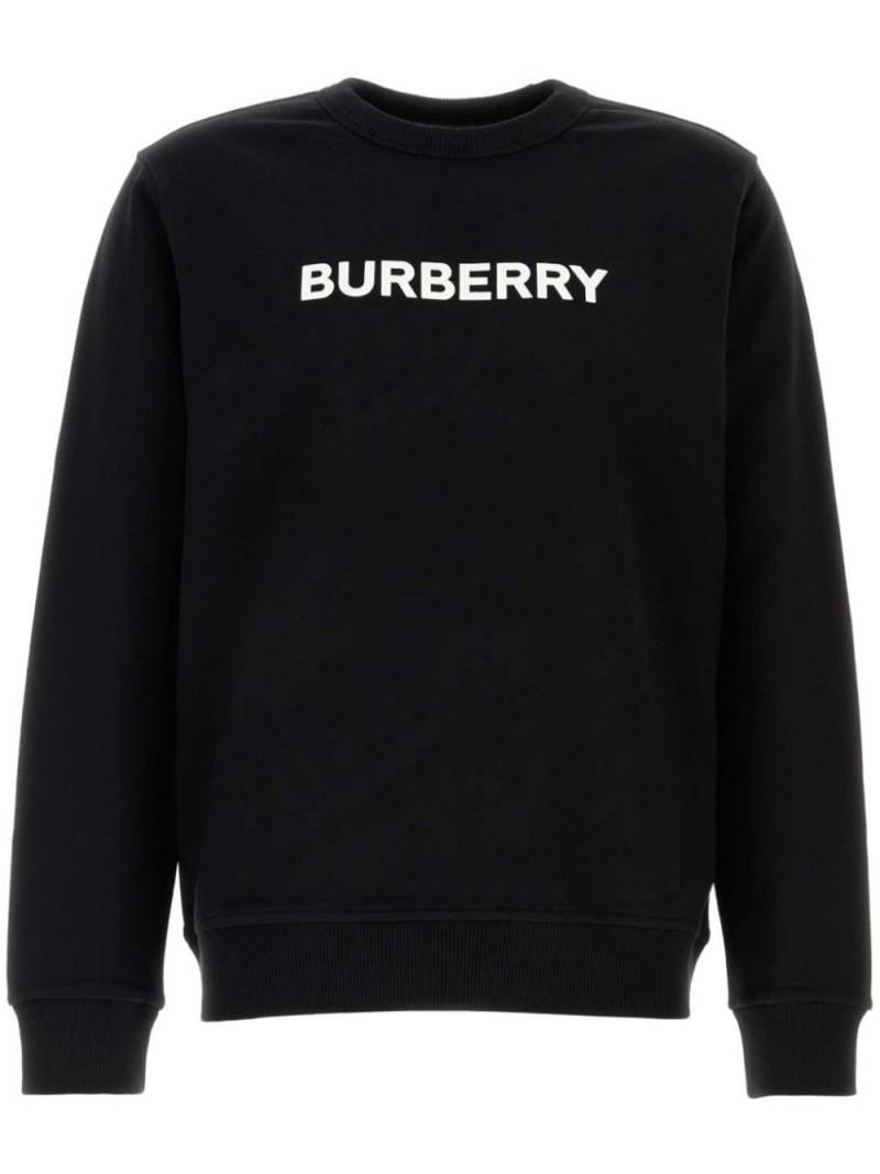 Burberry logo-print sweatshirt - Black von Burberry