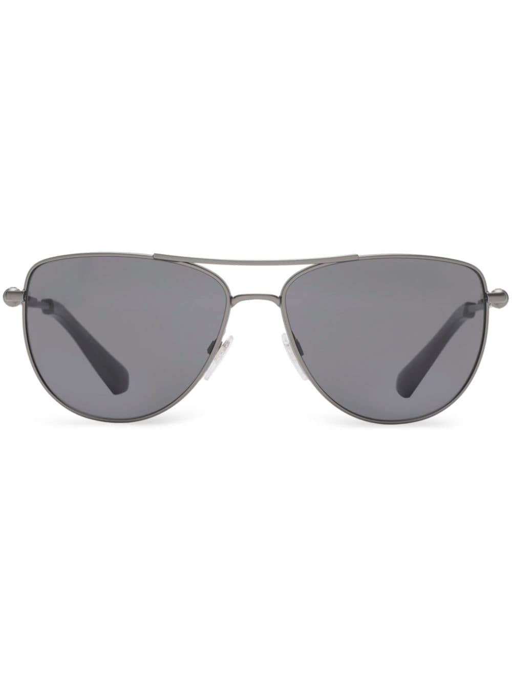 Burberry Eyewear logo square sunglasses - Silver von Burberry Eyewear