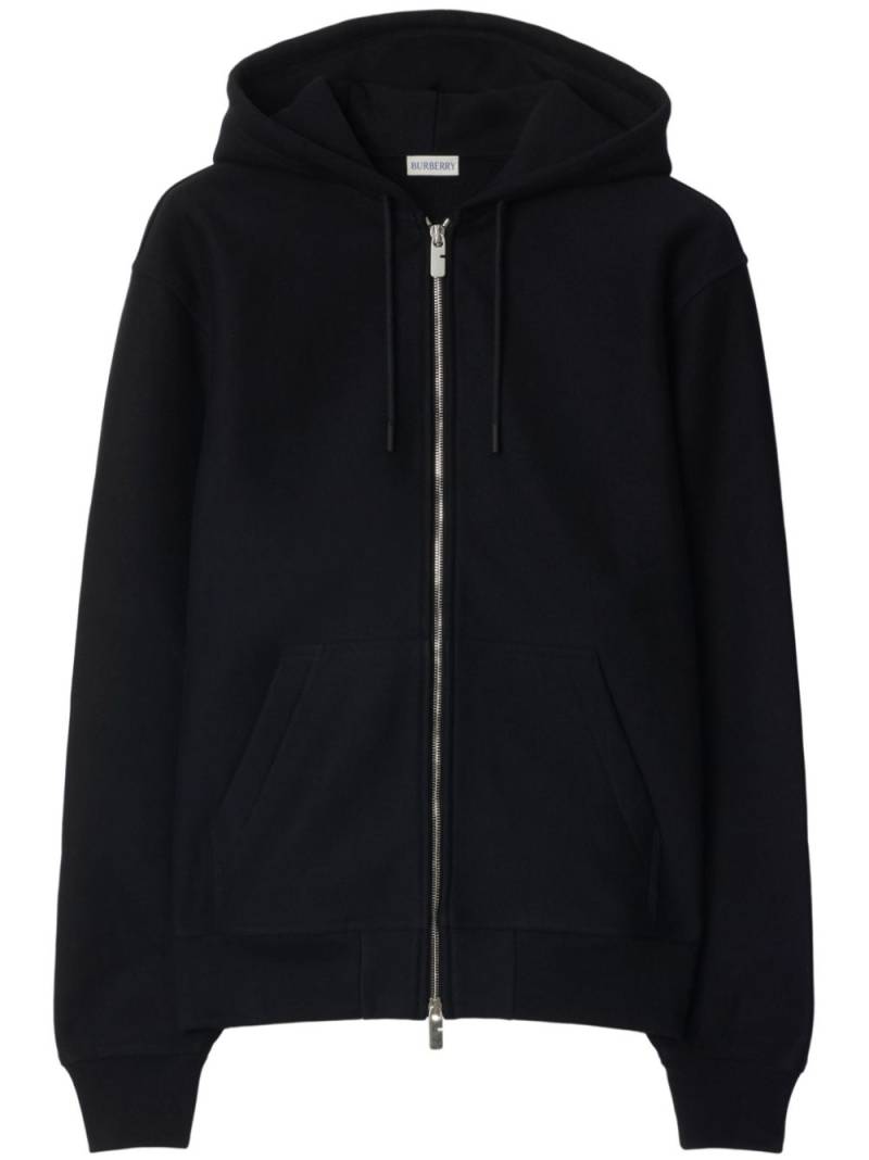 Burberry logo zip hoodie - Grey von Burberry