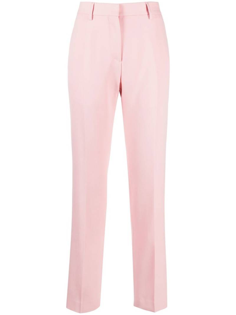 Burberry mid-rise wool tailored trousers - Pink von Burberry