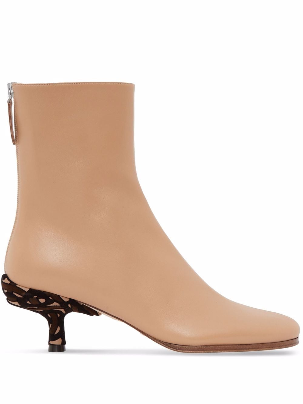 Burberry monogram heel detail boots - Neutrals von Burberry