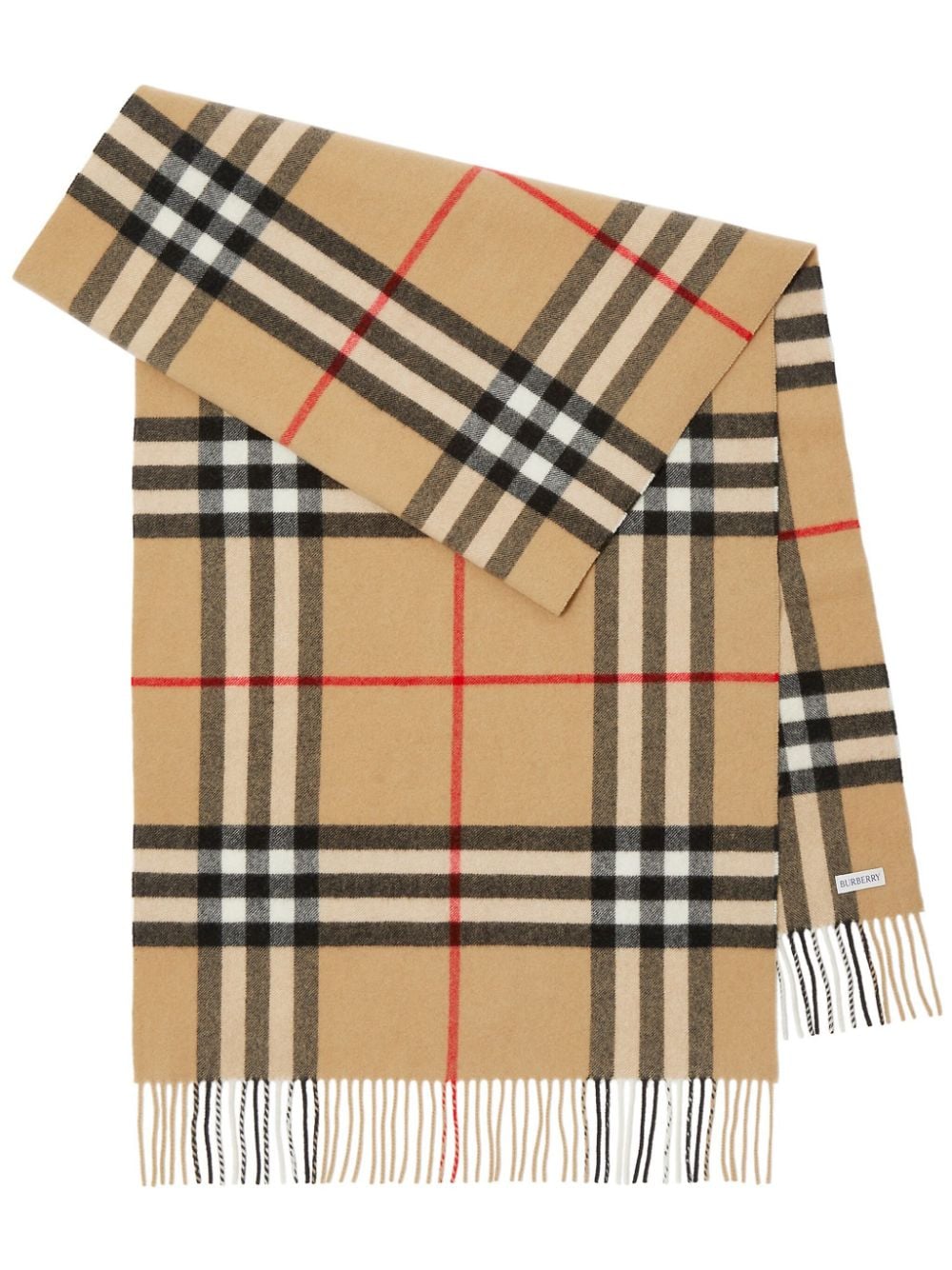 Burberry nova-check cashmere scarf - Neutrals von Burberry