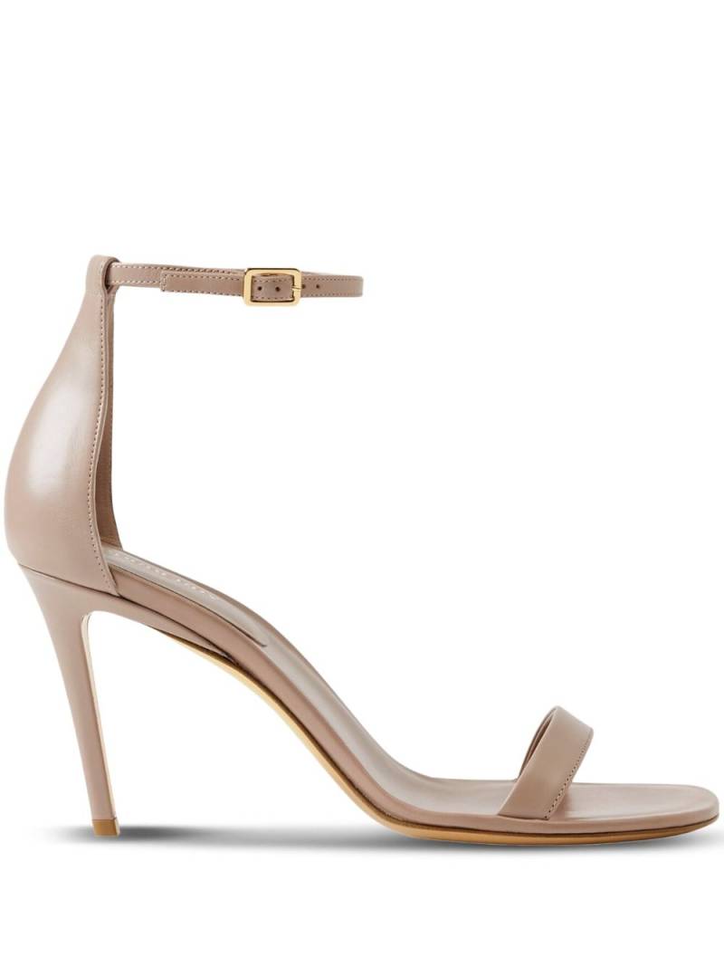 Burberry open-toe leather sandals - Neutrals von Burberry