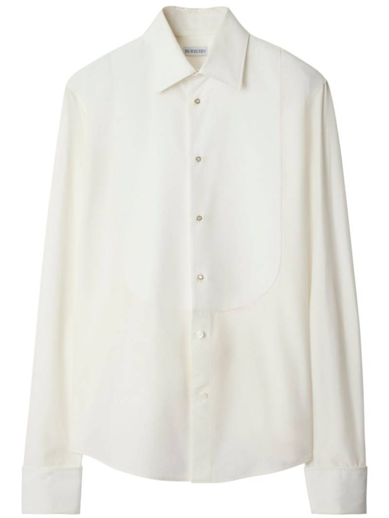 Burberry poplin tuxedo shirt - White von Burberry