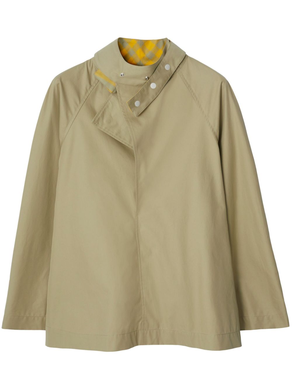 Burberry puttee-collar wool jacket - Neutrals von Burberry