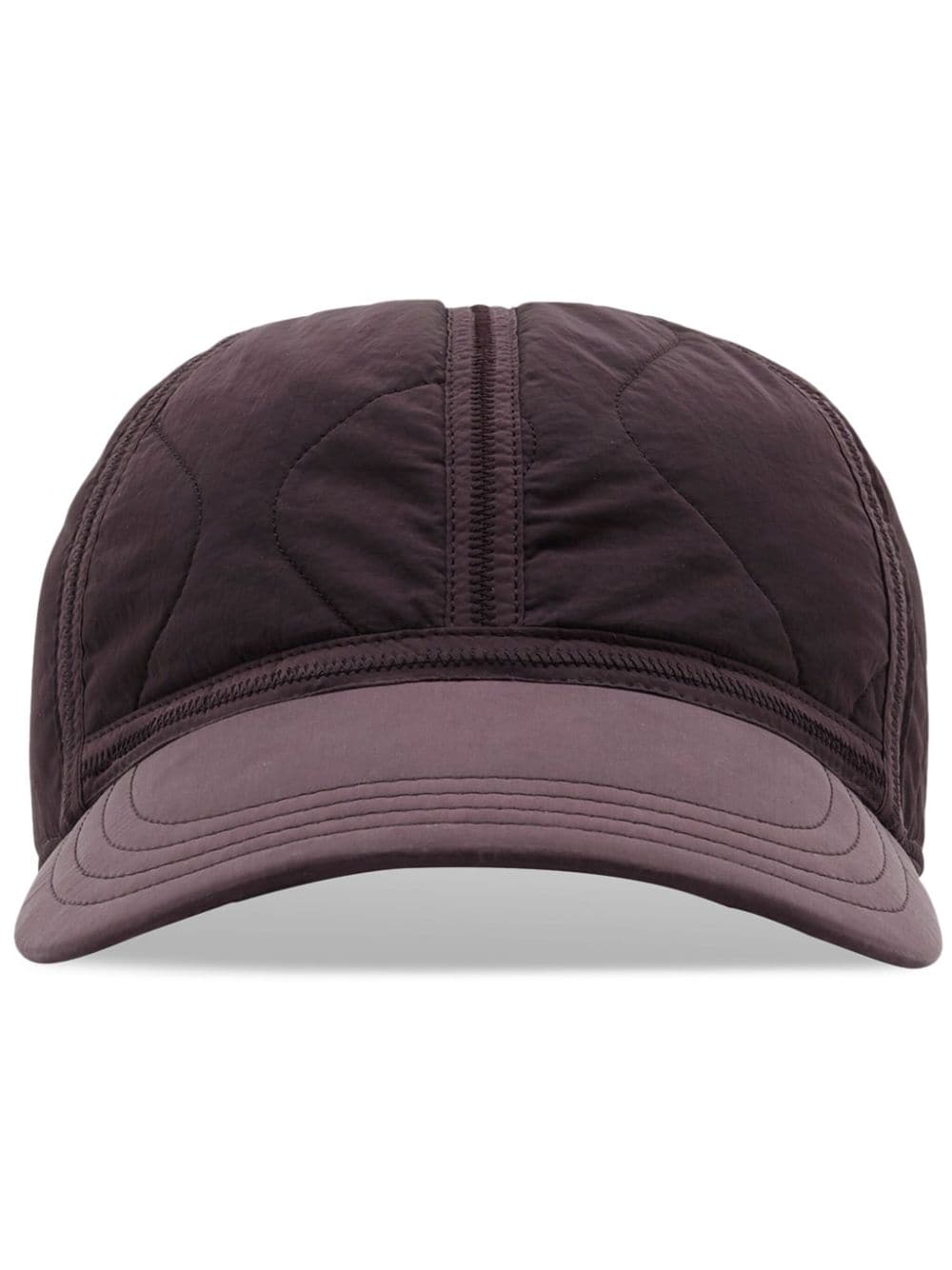 Burberry quilted baseball cap - Red von Burberry