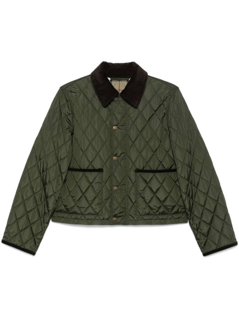 Burberry quilted jacket - Green von Burberry