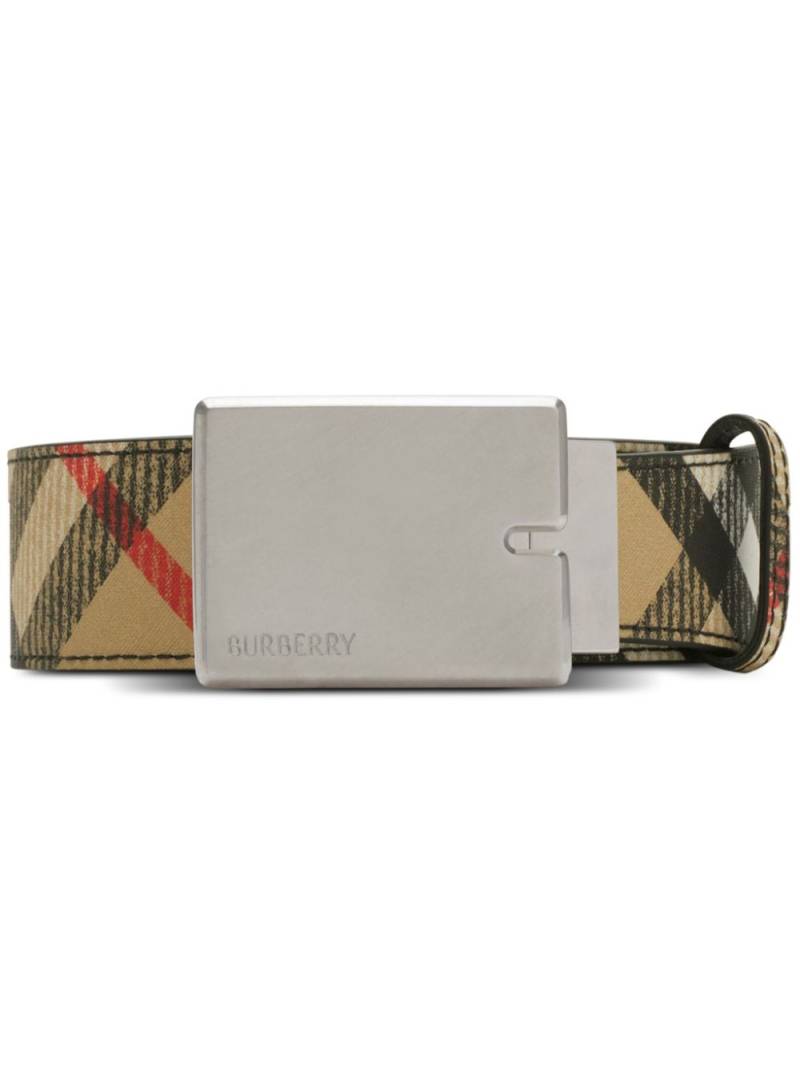 Burberry reversible B Cut belt - Neutrals von Burberry