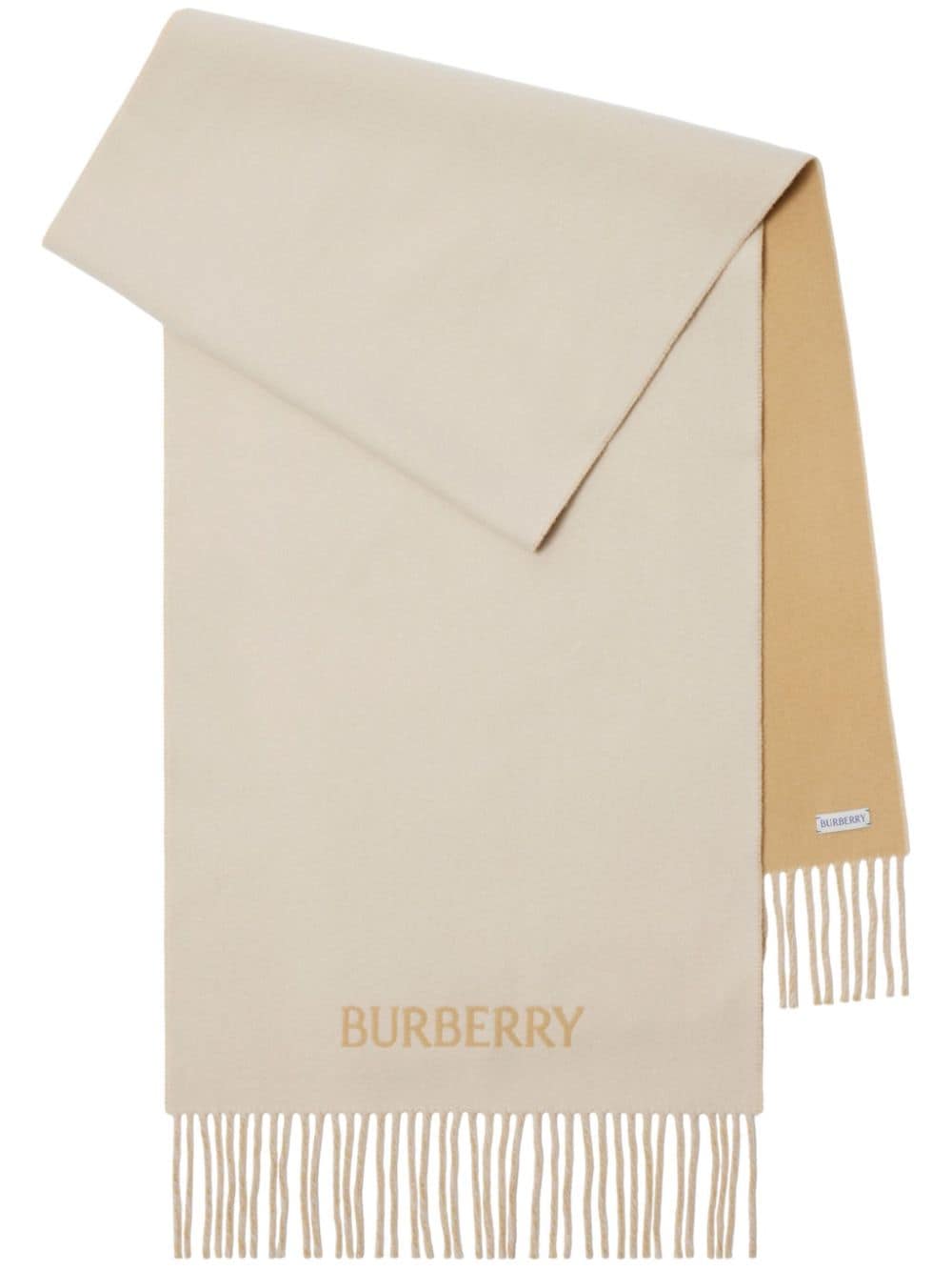 Burberry reversible cashmere scarf - Neutrals von Burberry