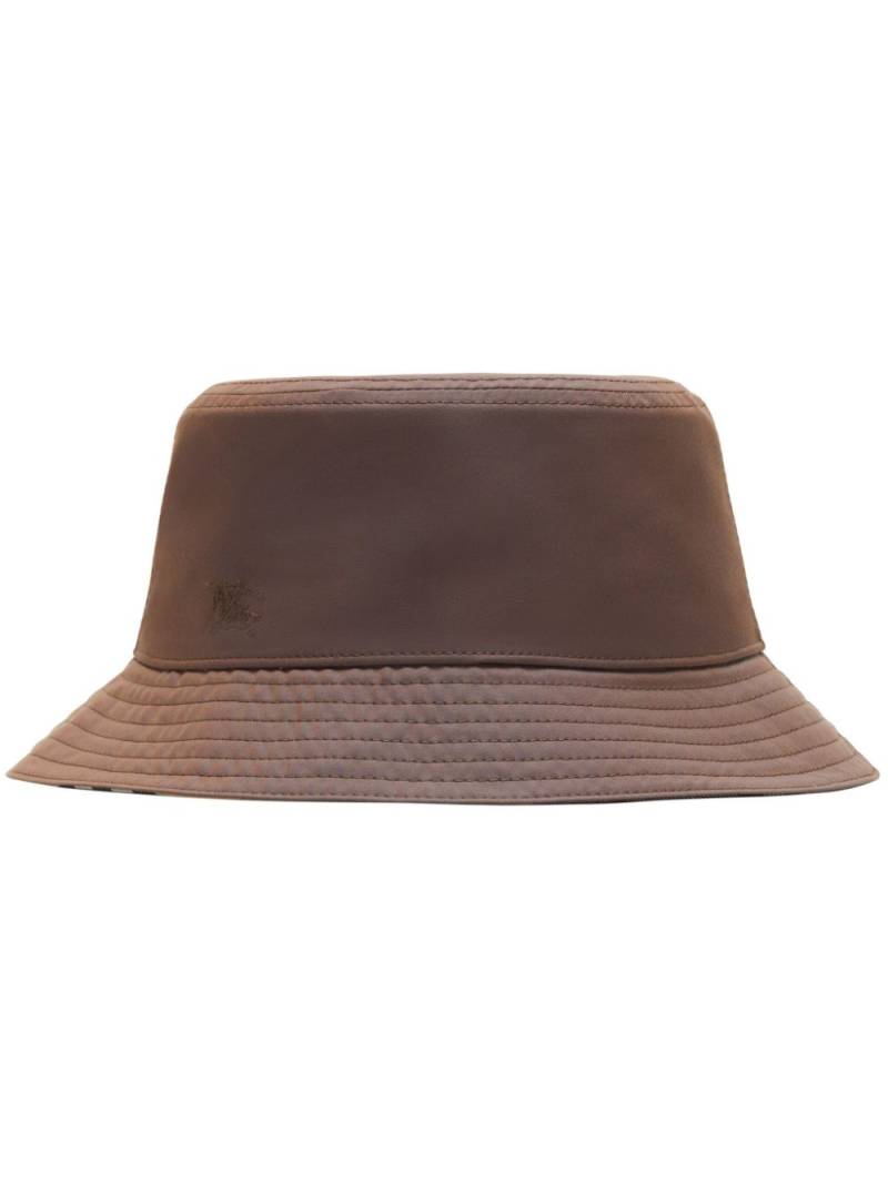 Burberry reversible cotton bucket hat - Neutrals von Burberry