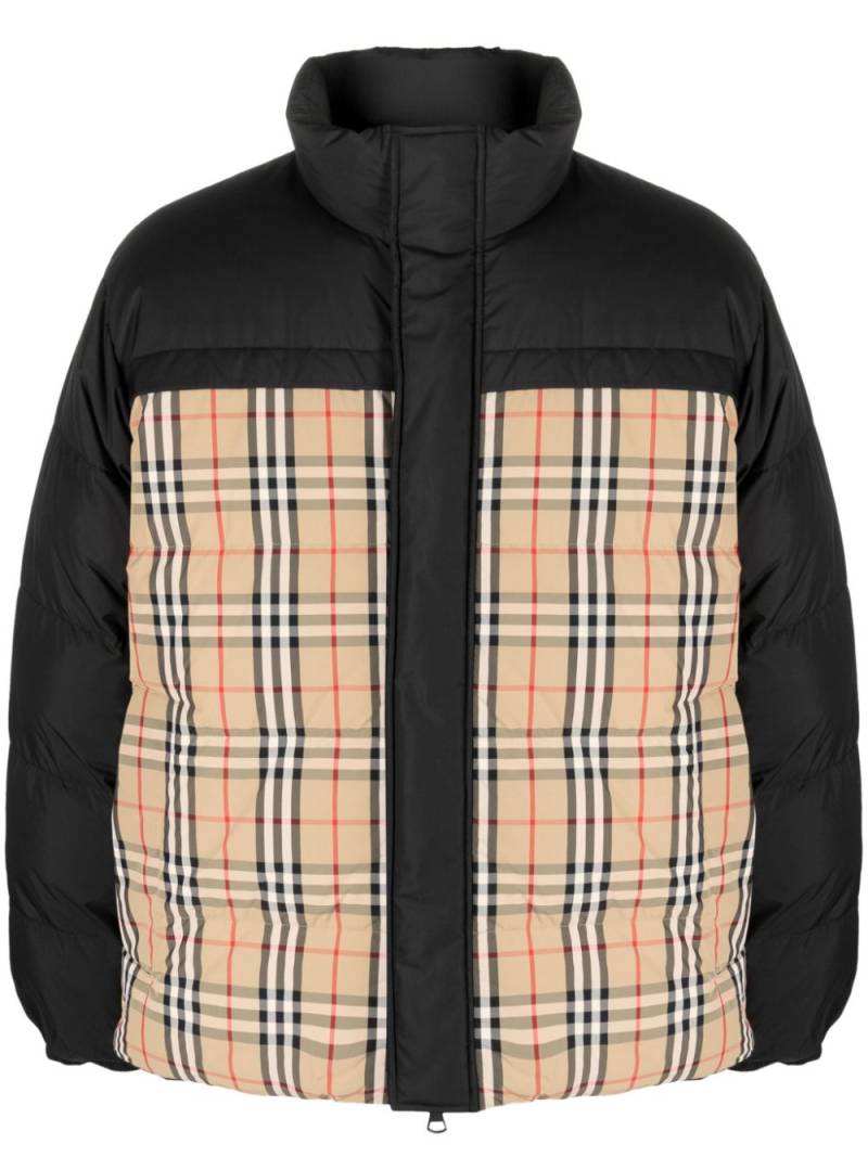 Burberry reversible padded puffer jacket - Black von Burberry