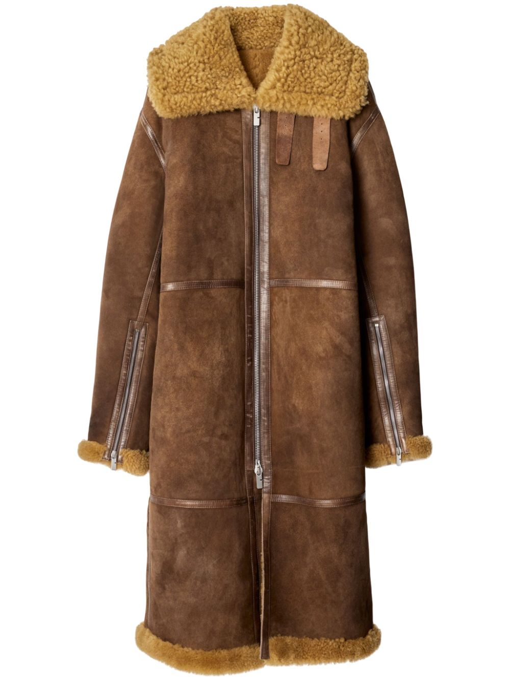 Burberry shearling coat - Brown von Burberry