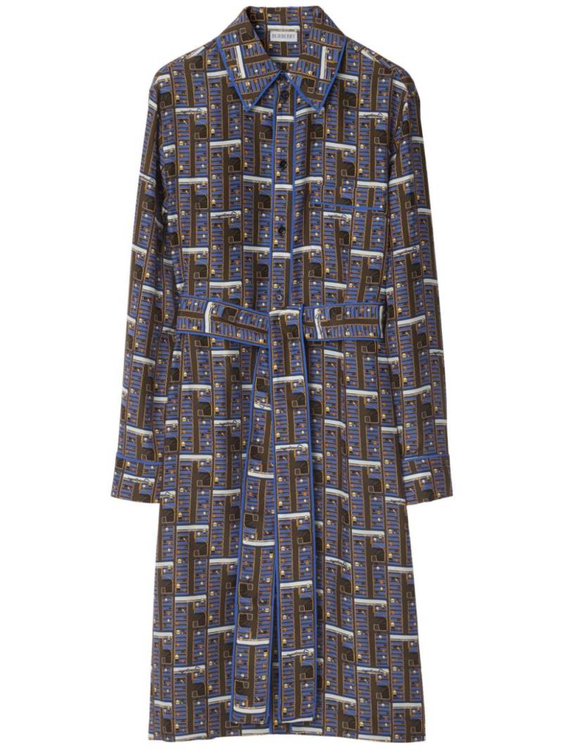 Burberry silk dress - Blue von Burberry