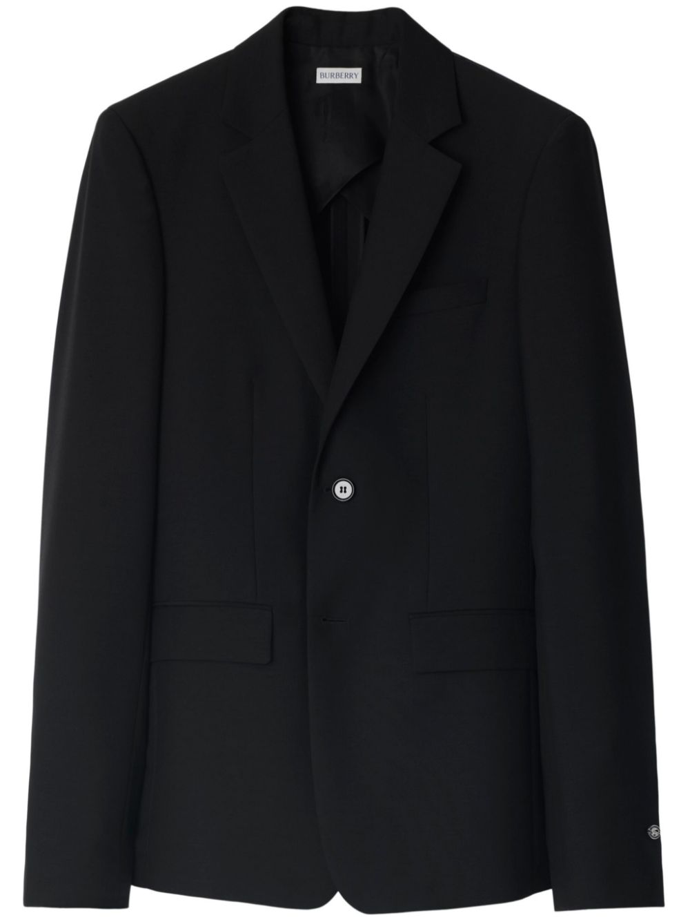 Burberry single-breasted blazer - Black von Burberry