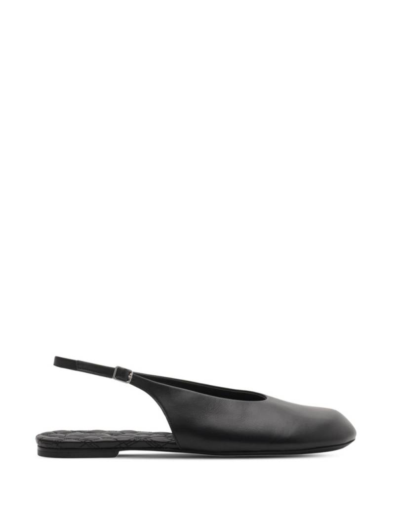 Burberry slingback ballet flats - Black von Burberry