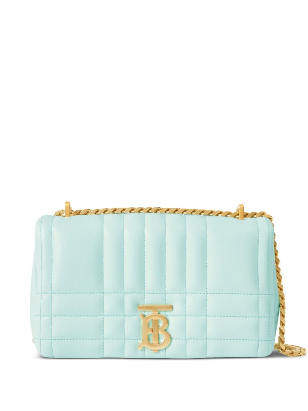 Burberry small Lola quilted crossbody bag - Blue von Burberry