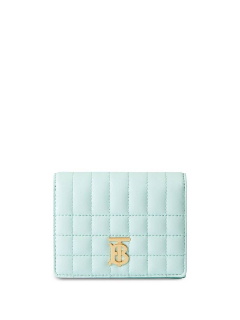 Burberry small Lola quilted leather wallet - Blue von Burberry