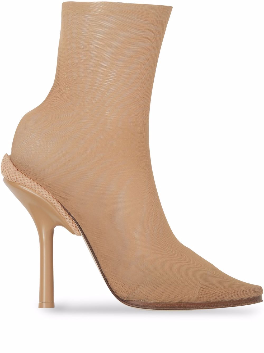 Burberry sock-style stretch ankle boots - Neutrals von Burberry