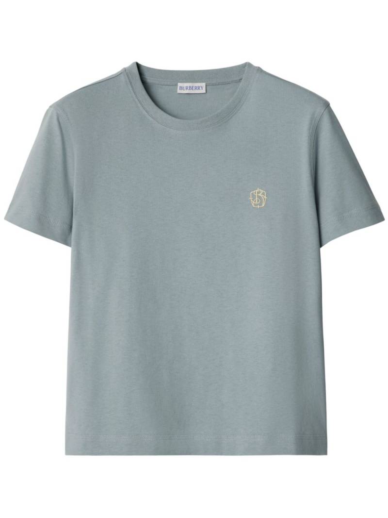 Burberry square-fit cotton T-shirt - Blue von Burberry