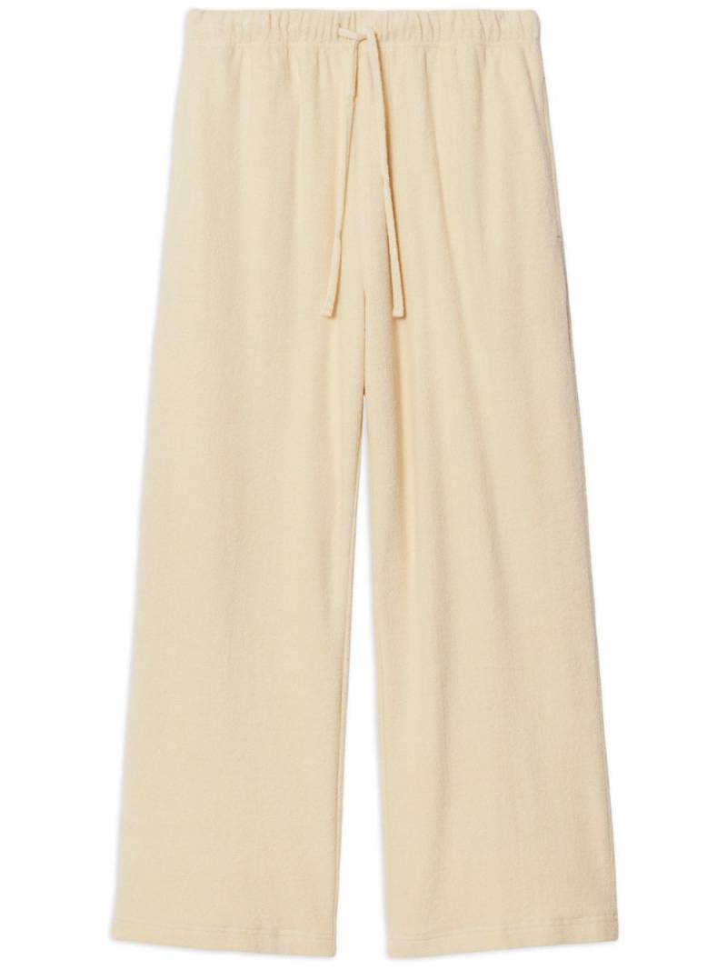 Burberry straight-leg cotton trousers - Neutrals von Burberry