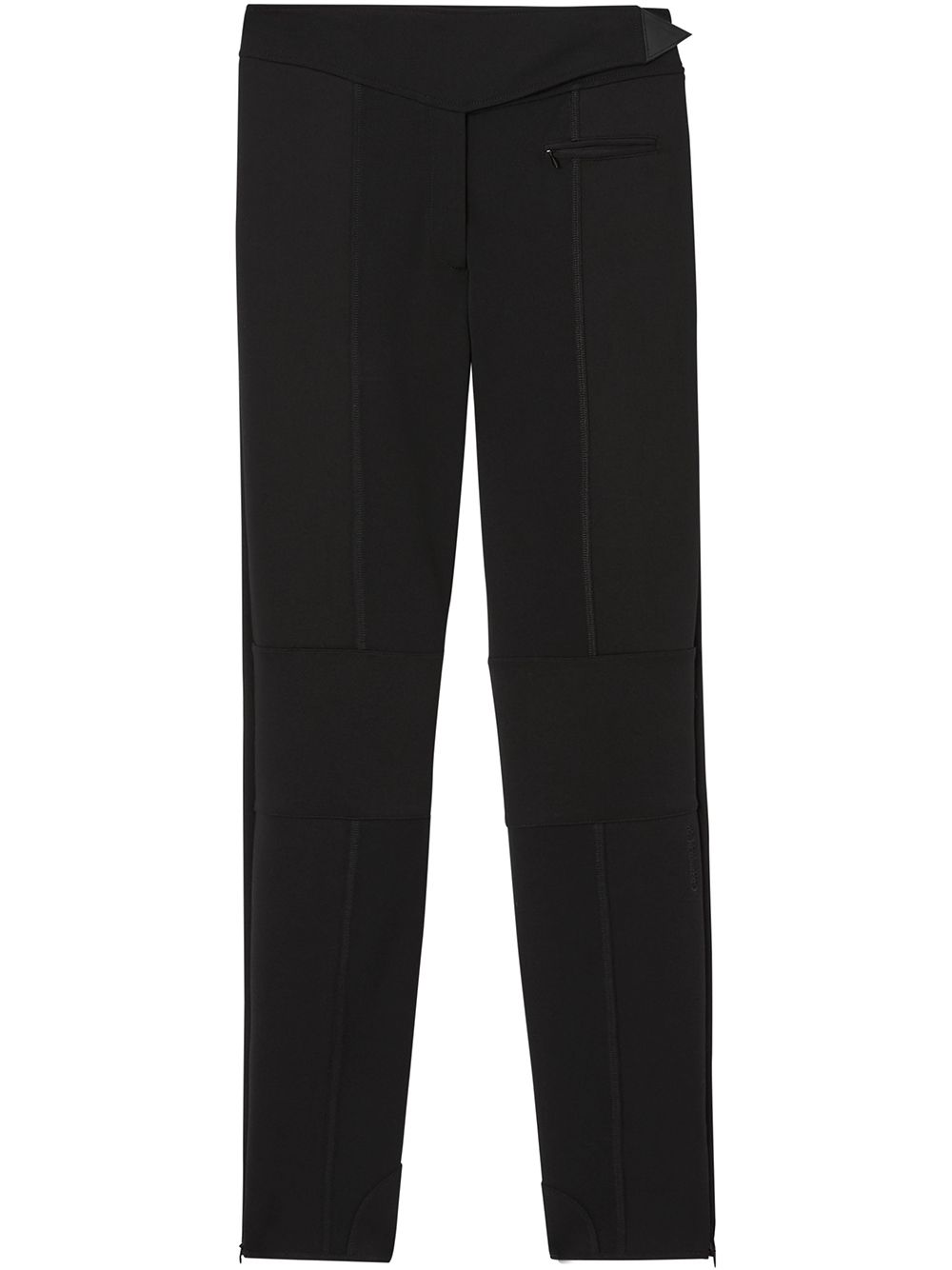 Burberry stretch crepe jersey neoprene jodhpurs - Black von Burberry