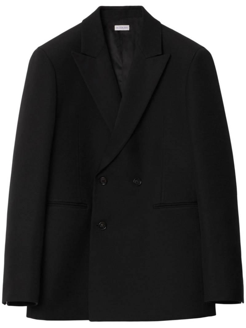 Burberry tailored double-breasted blazer - Black von Burberry